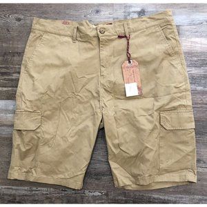 Hudson & Barrow Mens Size 40 Brown Cargo Shorts New with $60 Tags